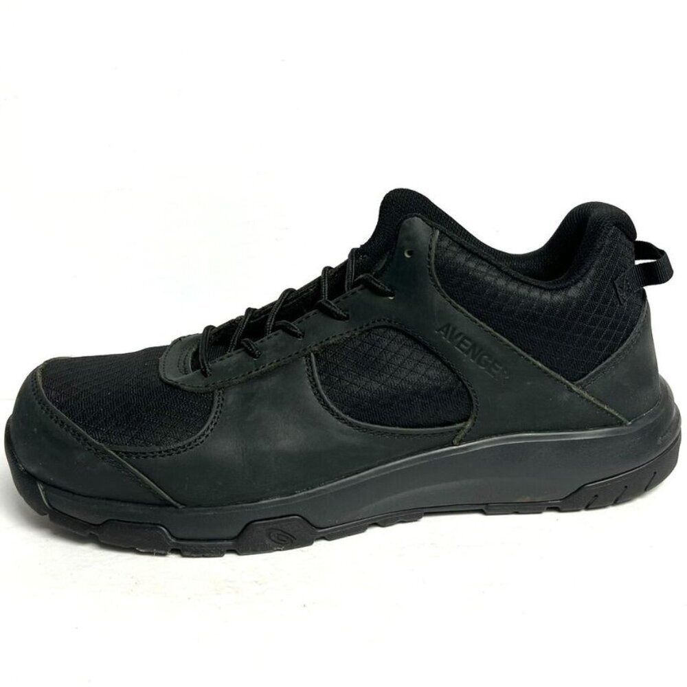 Avenger Men's 7705 Edge Work Sneaker Black Size 14 M